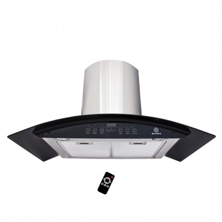 Combo ASCOLI campana para pared CC-90-AC y Parrilla 5Q-EB-87