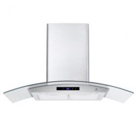 Combo SUPRA ANZIO campana para pared DIGITALE 90 y Parrilla DIAMOND STEEL