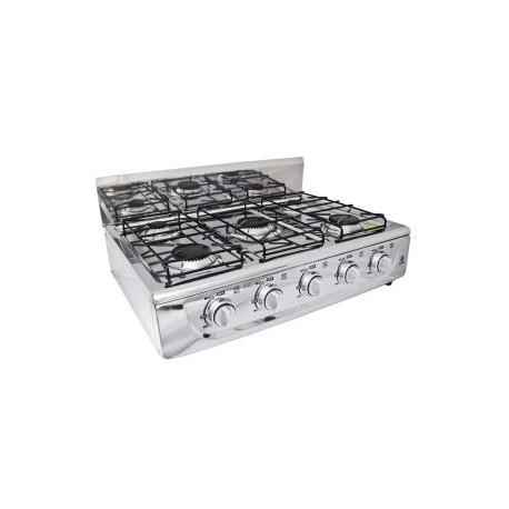Parrilla de gas 5Q-TA de sobreponer con 5 quemadores