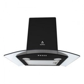 Tricombo CERVINO color negro con campana de pared 60 cm más parrilla de inducción y parrilla de gas