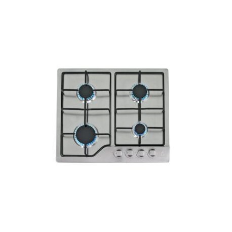 Parrilla de gas NOVA STEEL 60 empotrable de 4 quemadores de acero inoxidable
