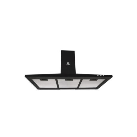 Combo SUPRA DORIA con campana de pared CM-90-black y parrilla a gas de 6 quemadores DIAMOND GLASS