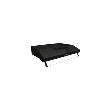 Campana extractora NUBE N-60 empotrable de acero inoxidable color negro