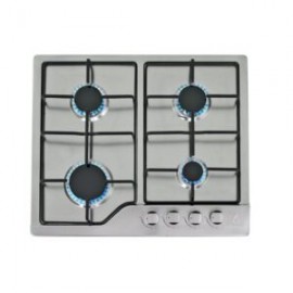 Parrilla de gas NOVA STEEL 60 empotrable de 4 quemadores de acero inoxidable