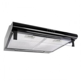 Campana extractora CB-60-BLACK empotrable slim de acero color negro