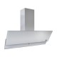 Campana extractora CP-90-WHITE decorativa de pared de tipo pantalla con cristal templado color blanco