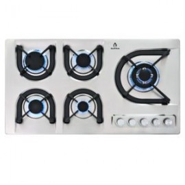 Parrilla de gas 5Q-EA empotrable con 5 quemadores de acero inoxidable