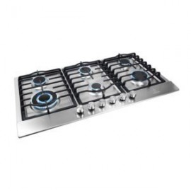 Parrilla de gas DIAMOND STEEL empotrable de 6 quemadores de acero inoxidable