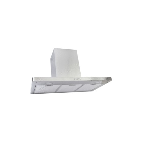 Campana extractora TORINO decorativa de pared tipo “T” de acero inoxidable