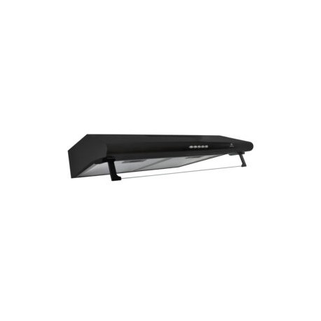 Campana extractora CB-76-BLACK empotrable slim de acero negro