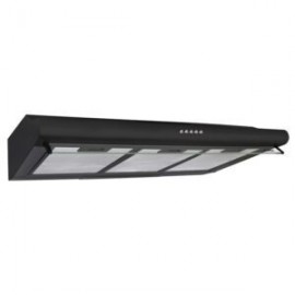 Campana extractora CB-80-BLACK slim de acero color negro mate